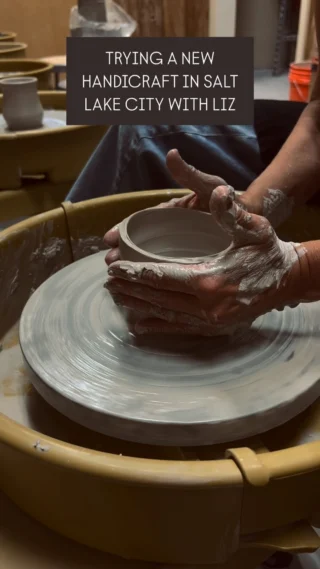 Visiting our daughter Liz in Utah this week. Loved this wheel throwing class. Harder than I thought! 
-
#charlottemason #charlottemasoneducation #charlottemasonliving #pottery #wheelthrowing #handicraft #saltlakecity #utah
